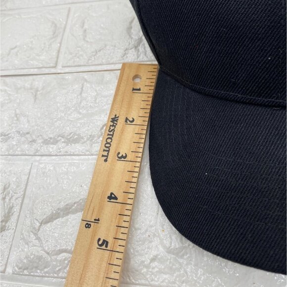 Summer Adult Baseball Cap Curved Visor Hat Black Hip Hop Hat Abustable Strap - Picture 7 of 8